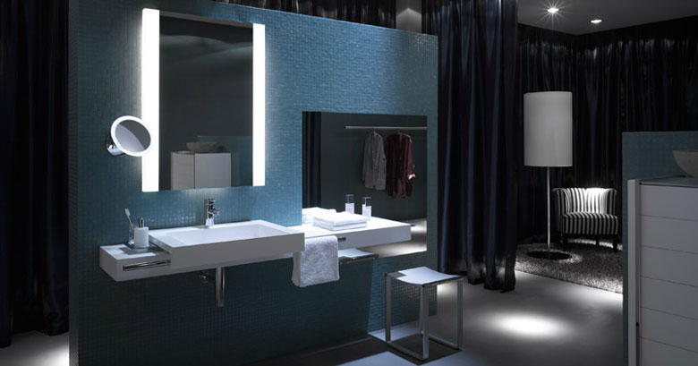 Projet de salle de bain adapté aux personnes à mobilité réduite PMR réalisée par un architecte d'intérieur handicap et PMR à Aix en Provence