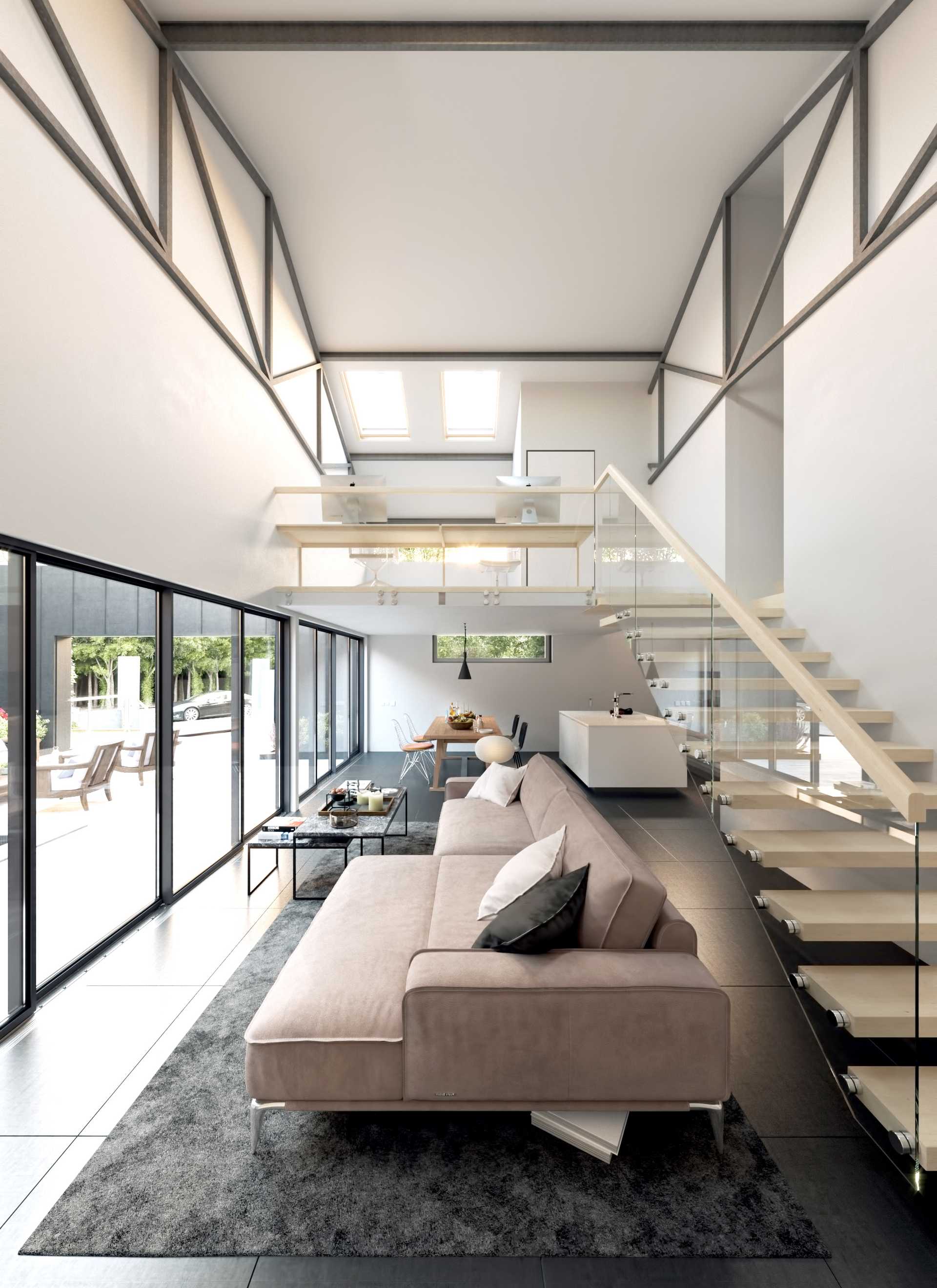 Design of a contemporary villa in Aix-en-Provence by an interior designer