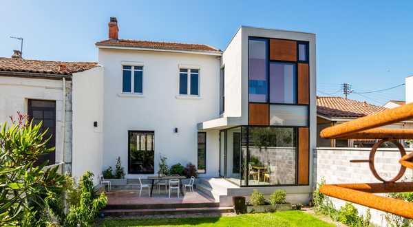 Extension d'une maison de ville réalisée par un architecte à Aix-en-Provence