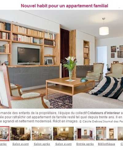 Article sur la déco ethnique chic d'un appartement