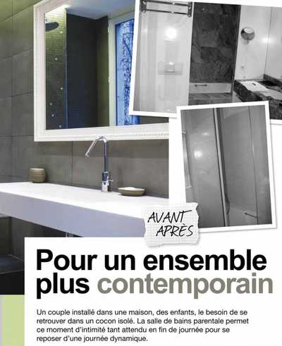 Article dm agazine Tendance Cuisine + Bains sur la rénovation d'une cuisine par un architecte d'intérieur