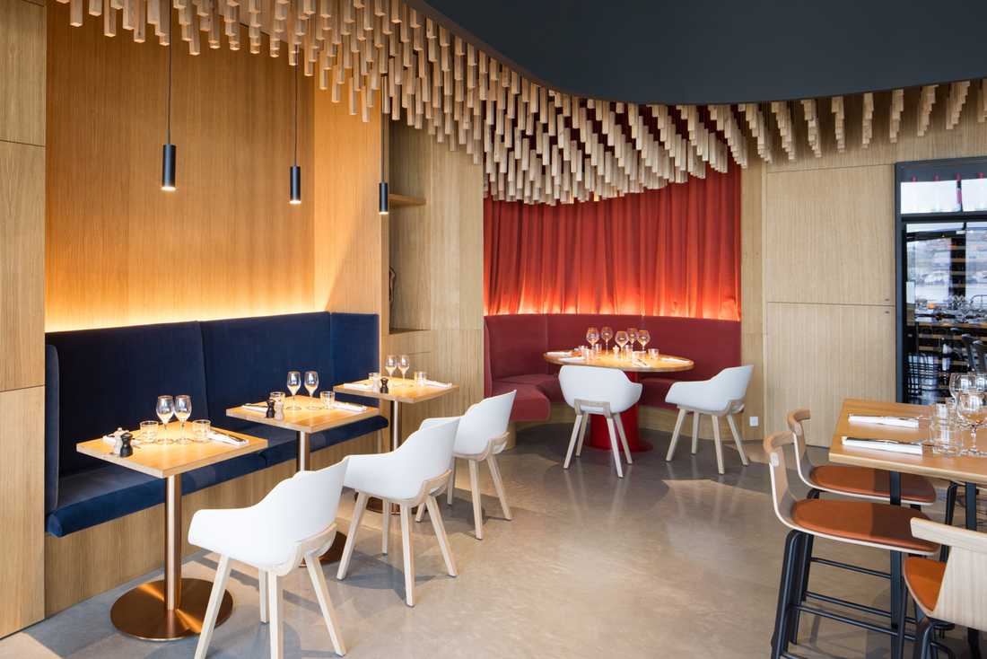 Design intérieur d'un restaurant dans les Bouches-du-Rhône