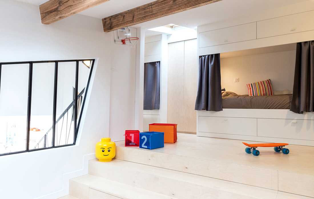 Chambre d'enfant dans un loft à Aix-en-Provence