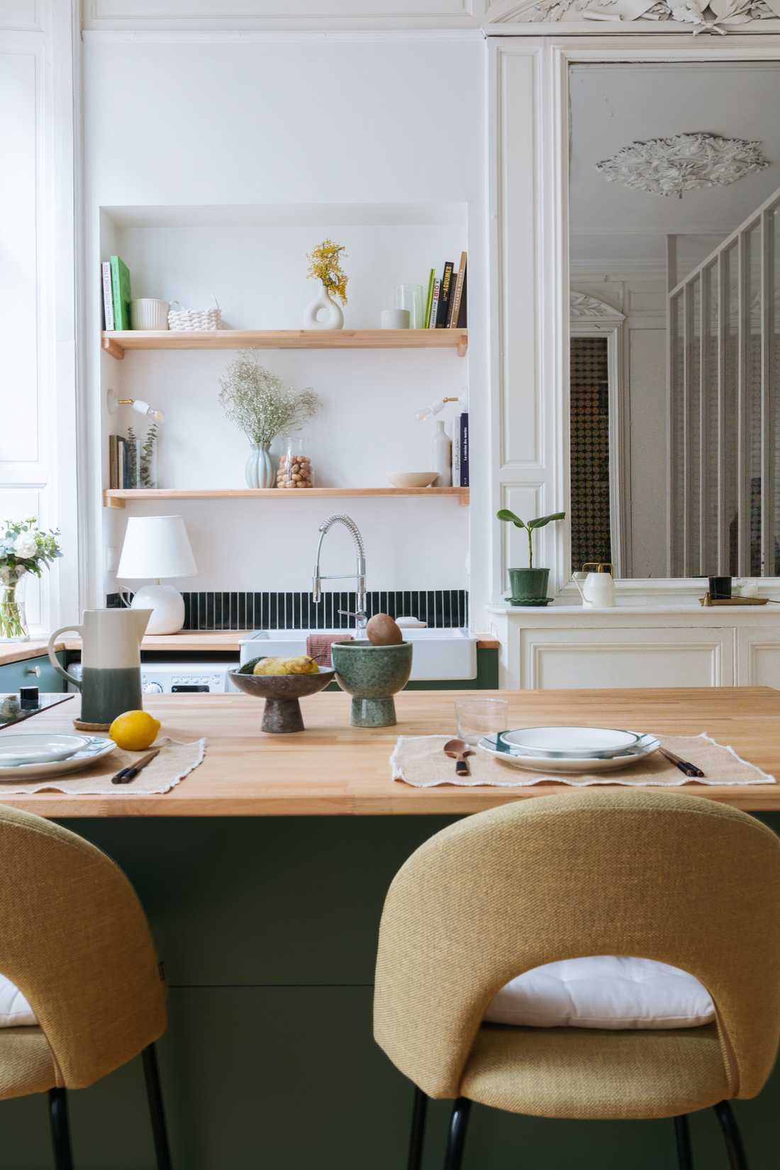 Relooking de la cuisine d'un appartement 2 pièces à Aix-en-Provence