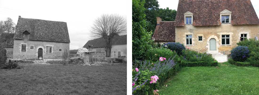 Création d'un jardin de villégiature dans une maison du 16e siècle dans les Bouches-du-Rhône