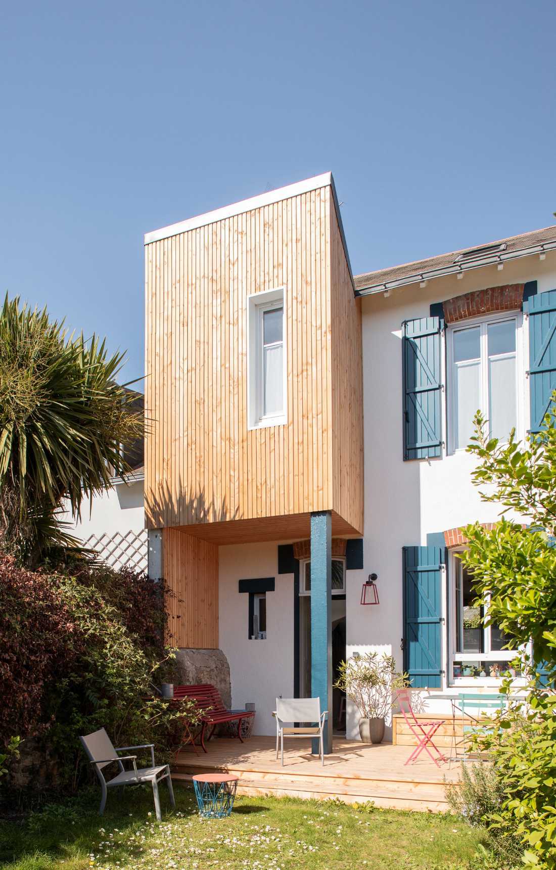 Extension d'une maison de ville conçue par un architecte à Aix-en-Provence