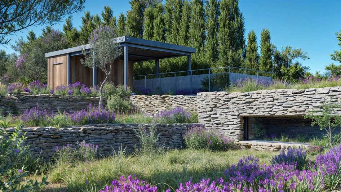 Construction d'une dépendance en restanque à Gordes