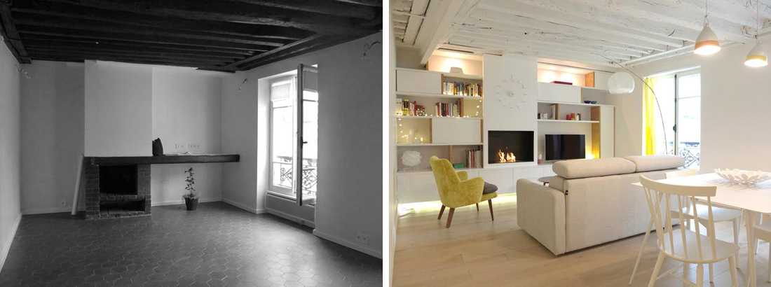 Un architecte d’intérieur rénove un ancien appartement de deux pièces à Aix-en-Provence