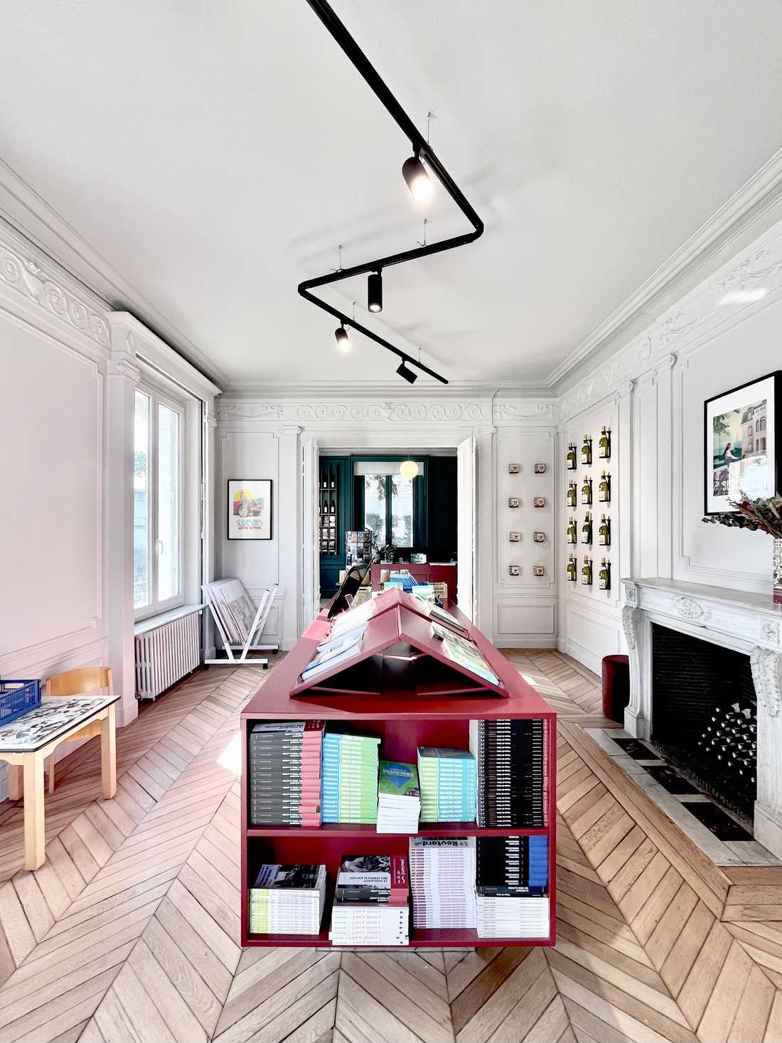 Aménagement de la boutique d'un musée par un architecte d'intérieur à Aix-en-Provence