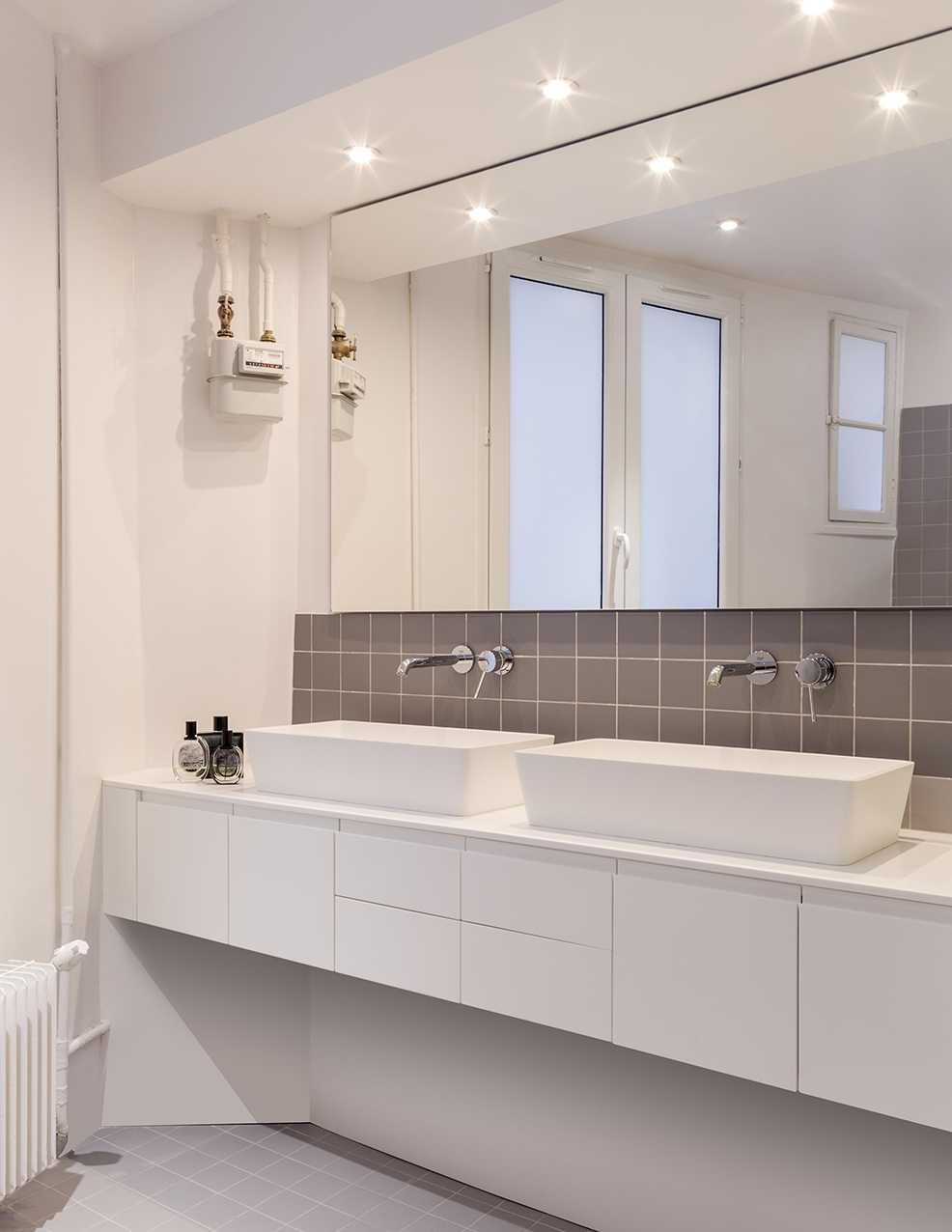 Salle de bain renovée par un architecte d'interieur à Aix-en-Provence