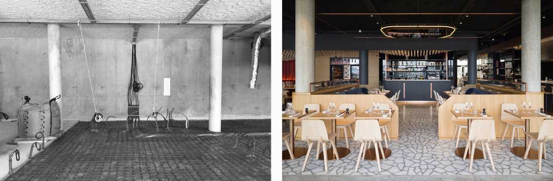Avant-après : Aménagement d'un restaurant par un architecte intérieur à Aix-en-Provence