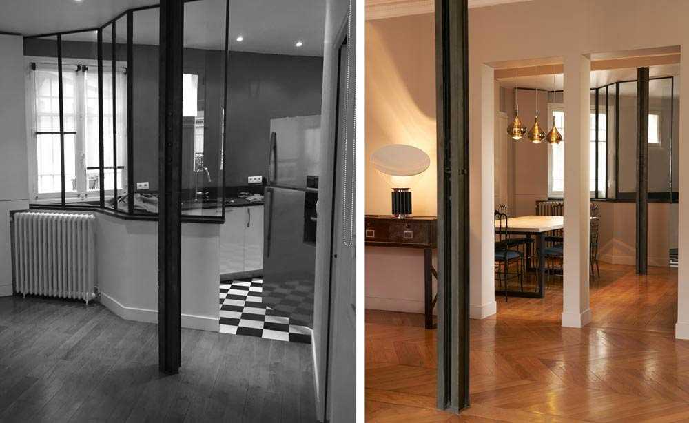 Un architecte d'intérieure rénove et aménage un appartement haussmanien de 160m2 à Aix-en-Provence