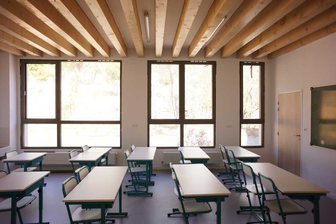 Salle de classe aménagée par un architecte à Aix-en-Provence