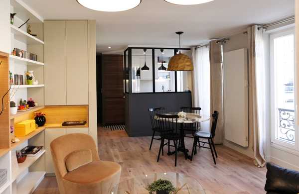 Interior design of a duplex apartment