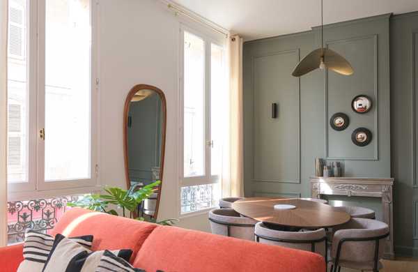 Interior design of an apartment for short-term rental