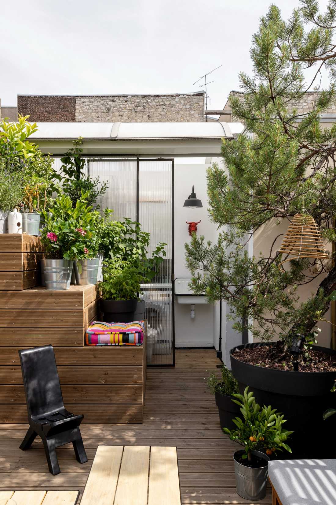 Toit-terrasse du triplex à Aix-en-Provence