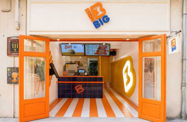 Aménagement intérieur d’un fast food
