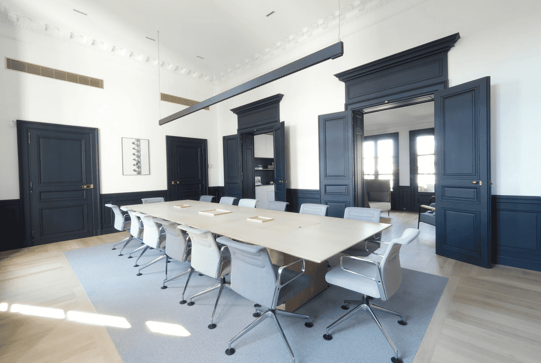 Interior design of a meeting room of a company in Aix-en-Provence