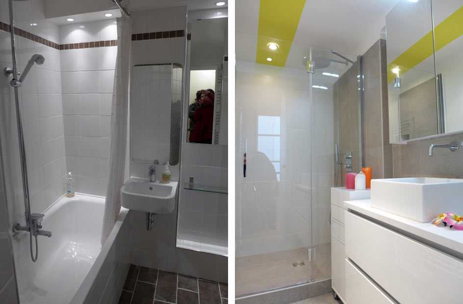 Rénovation d’une salle de bain par un architecte d’intérieur à Aix-en-Provence
